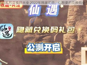 最新修仙礼包兑换码大全 2022年独家汇总，你想要的兑换码全在这里