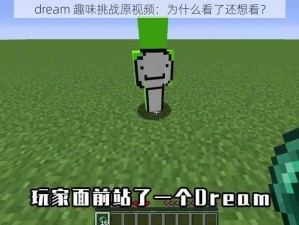 dream 趣味挑战原视频：为什么看了还想看？