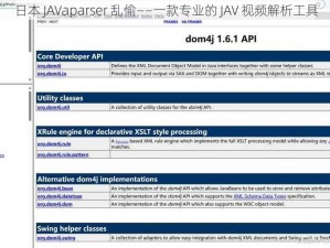 日本 JAVaparser 乱偷——一款专业的 JAV 视频解析工具