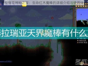 泰拉瑞亚神秘之宝：生命红木魔棒的详细介绍与使用体验