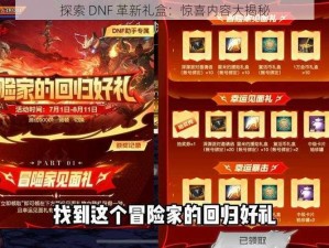 探索 DNF 革新礼盒：惊喜内容大揭秘