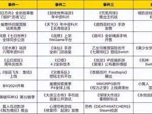 2021年E3游戏展精彩时间表：揭晓年度游戏名单盛宴