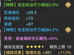 天谕手游独特装备系统解析：探究装备定制与进阶的奥秘之旅