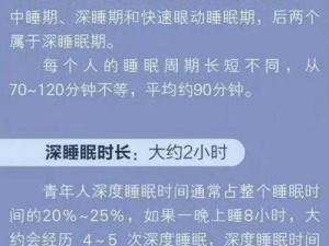 生活的真相：大学睡眠阶段深度解析与探索