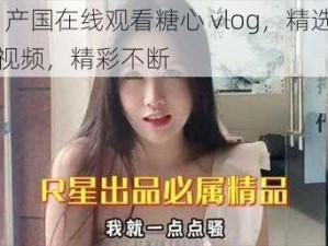 91 产国在线观看糖心 vlog，精选热门视频，精彩不断