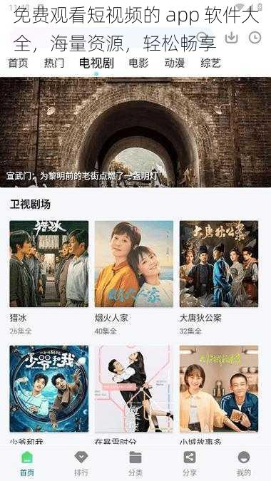免费观看短视频的 app 软件大全，海量资源，轻松畅享