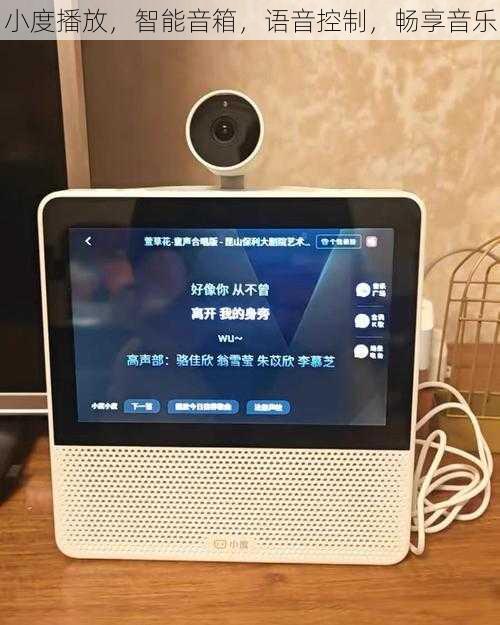 小度播放，智能音箱，语音控制，畅享音乐