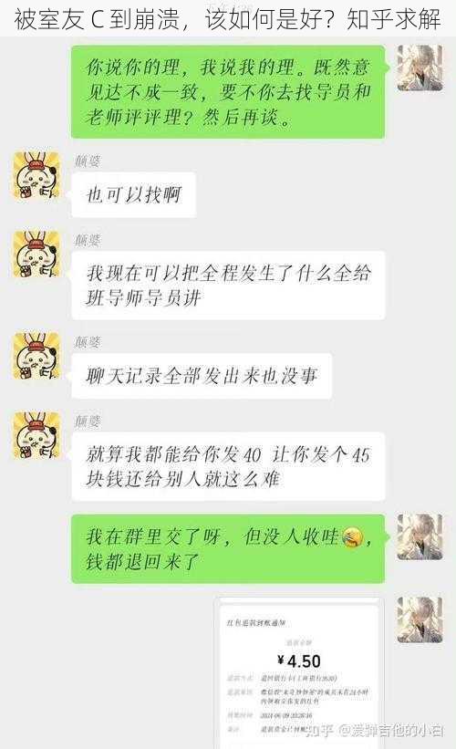 被室友 C 到崩溃，该如何是好？知乎求解