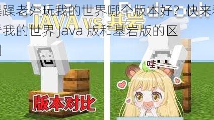 暴躁老外玩我的世界哪个版本好？快来看看我的世界 Java 版和基岩版的区别