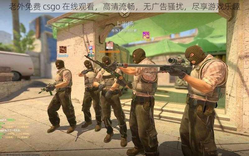 老外免费 csgo 在线观看，高清流畅，无广告骚扰，尽享游戏乐趣