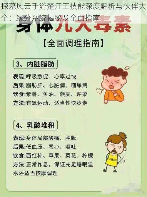 探墓风云手游楚江王技能深度解析与伙伴大全：缘分系统揭秘及全面指南