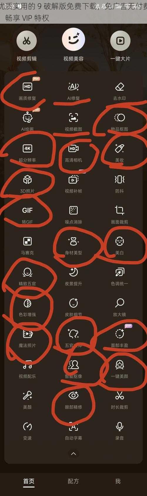 优质实用的 9 破解版免费下载，免广告无付费，畅享 VIP 特权