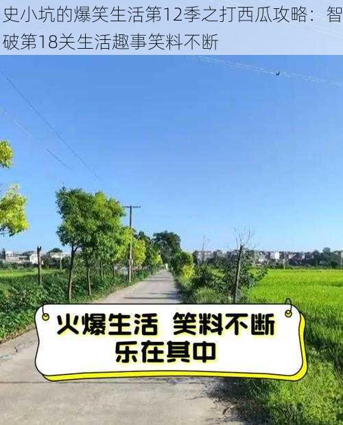 史小坑的爆笑生活第12季之打西瓜攻略：智破第18关生活趣事笑料不断