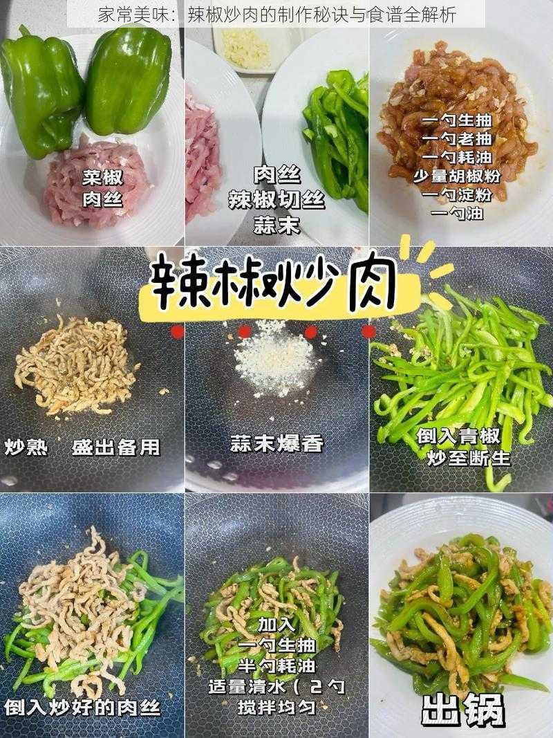 家常美味：辣椒炒肉的制作秘诀与食谱全解析