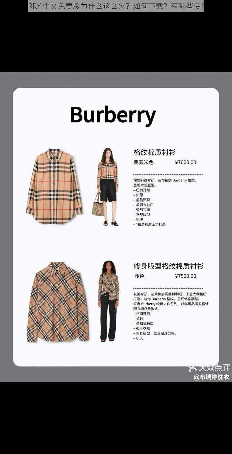 BURBERRY 中文免费版为什么这么火？如何下载？有哪些使用技巧？