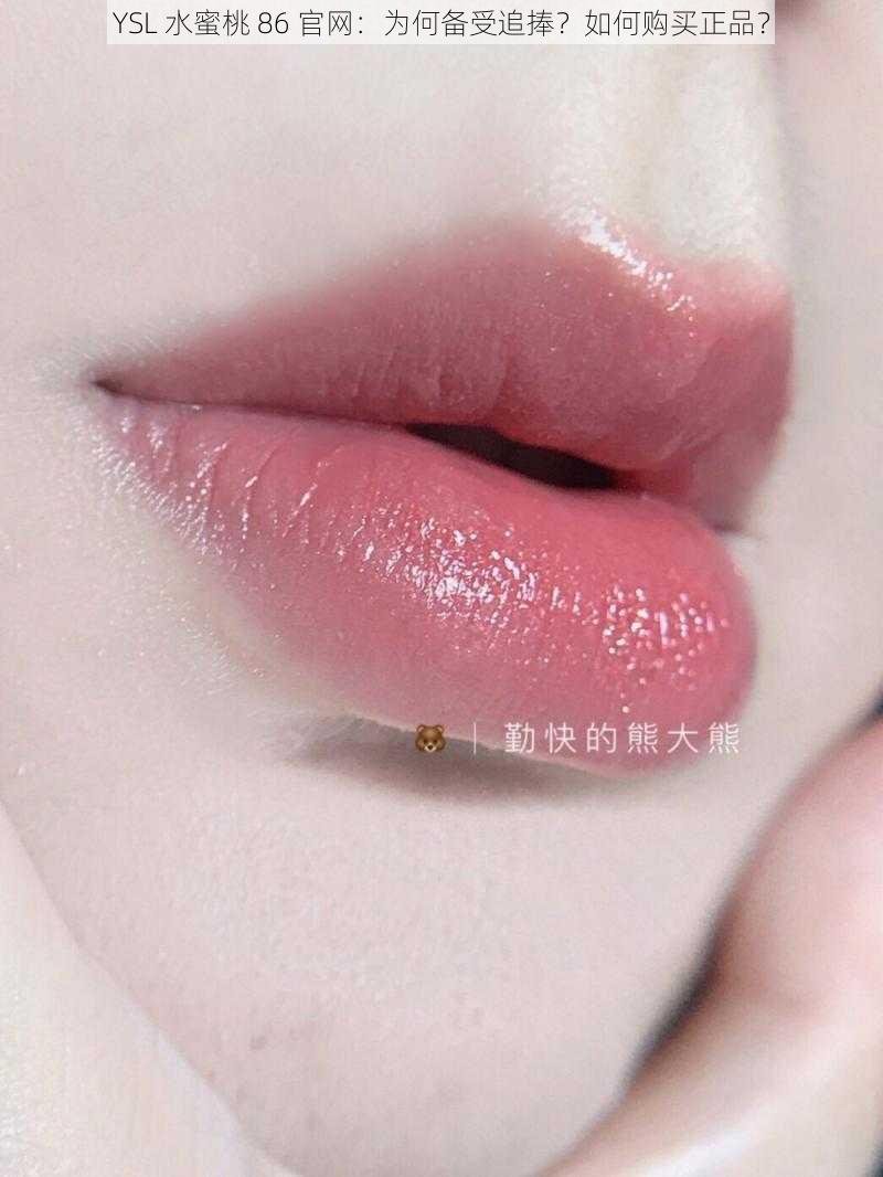 YSL 水蜜桃 86 官网：为何备受追捧？如何购买正品？