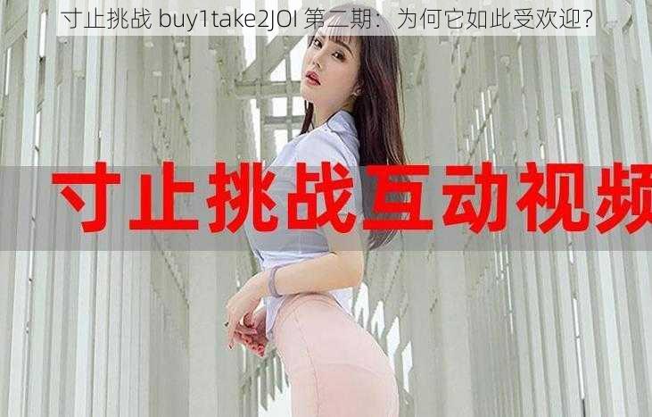 寸止挑战 buy1take2JOI 第二期：为何它如此受欢迎？