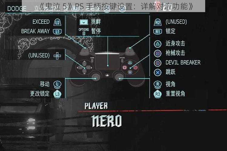 《鬼泣 5》PS 手柄按键设置：详解对应功能》