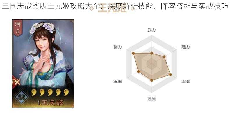 三国志战略版王元姬攻略大全:深度解析技能、阵容搭配与实战技巧